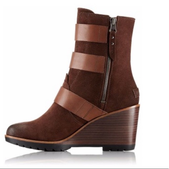 NWT SOREL WOMEN'S AFTER HOURS SUEDE BOOTIE Sz: 7 - Picture 6 of 8